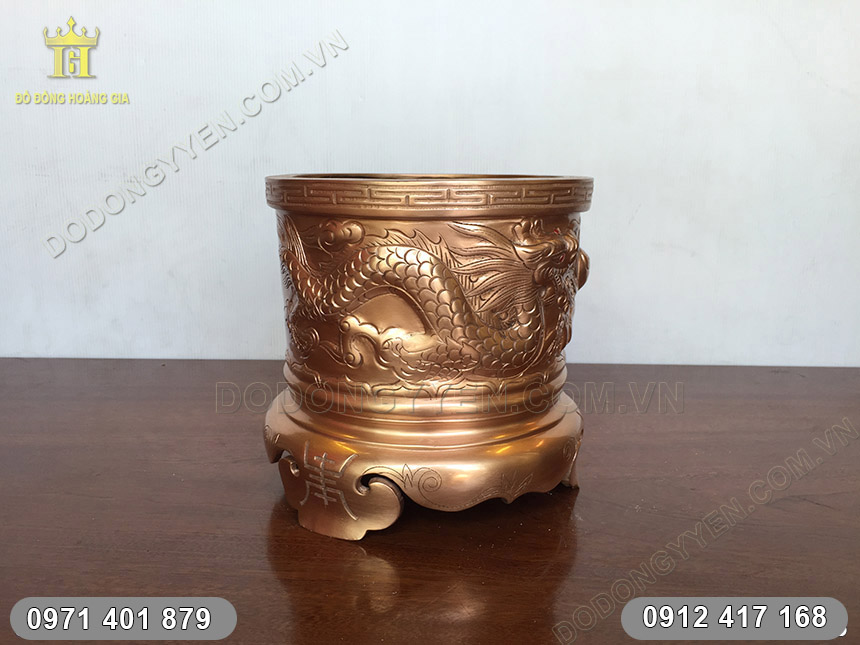 B&aacute;t Hương Đồng Rồng Chầu Mặt Nguyệt đường k&iacute;nh 20cm